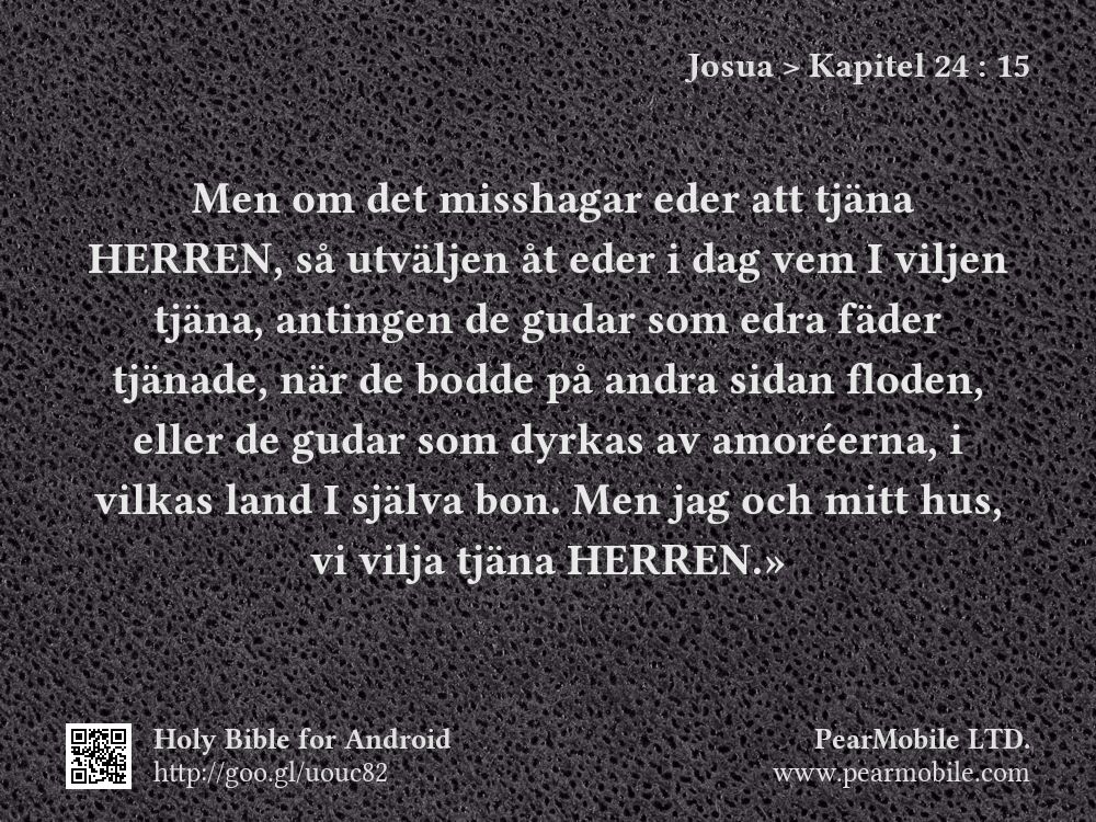 Josua, Kapitel 24:15